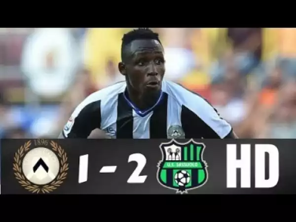 Video: Udinese - Sassuolo 1:2 | All Goals & Highlights | 17.3.2018